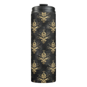 Bouteilles Isothermes Vintage Grunge Damask