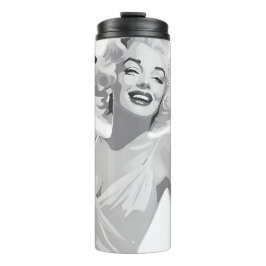 Bouteilles Isothermes Vintage noir et blanc