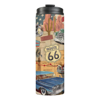 Bouteilles Isothermes Vintage Route 66 poster.