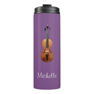 Bouteilles Isothermes Violon musical Monogramme