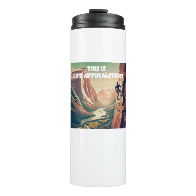 Bouteilles Isothermes Voici Life Affirmation Rock Escalade (Devant)