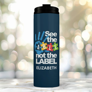 Bouteilles Isothermes Voir les capacités et non l'étiquette Autisme Pers