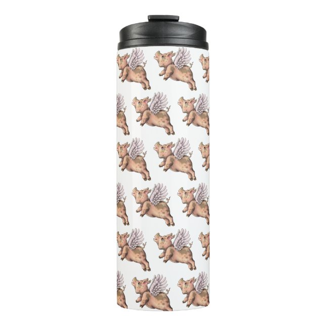 Bouteilles Isothermes Voler des porcs (Devant)