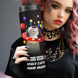 Bouteilles Isothermes Votre chat dans UFO Kitten Chat dans l'espace Pers