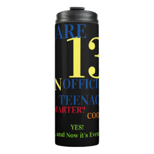 Bouteilles Isothermes Vous Avez 13 Adolescent Officiel Pour Enfant Anniv