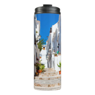 Bouteilles Isothermes Vue aérienne de la ville blanche Frigiliana par be