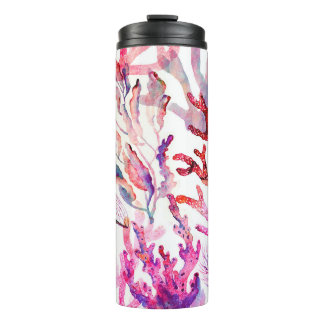 Bouteilles Isothermes Watercolor corals. Seamless pattern with the under