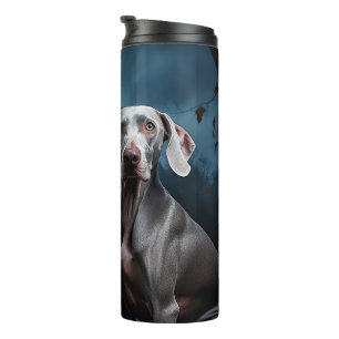 Bouteilles Isothermes Weimaraner Halloween effroi