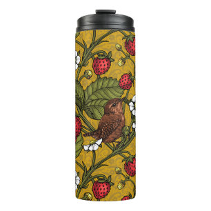 Bouteilles Isothermes Wens et fraises sur mustrard
