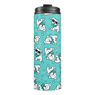 Bouteilles Isothermes Westies Cutieface KiniArt