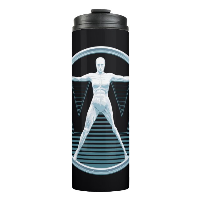 Bouteilles Isothermes Westworld | Logo Vitruvian Android (Devant)