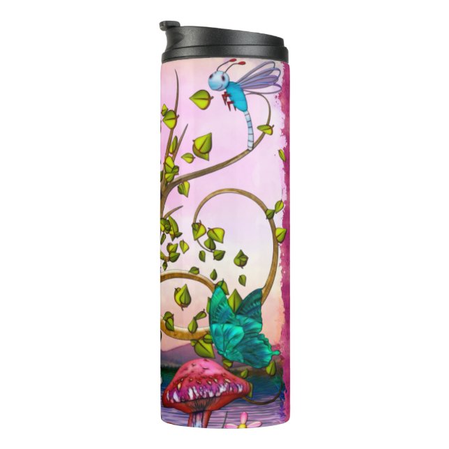 Bouteilles Isothermes Whimsey Gardens Imaginaire Art (Tourné sur la droite)