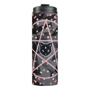 Bouteilles Isothermes WiizyWitch Magic Witch Cosmic Chat Pentacle Magick