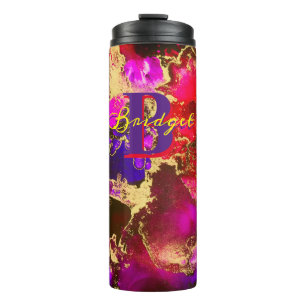Bouteilles Isothermes Wild Purple and Fuscia Alcohol Ink