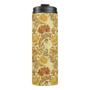 Bouteilles Isothermes William Morris Chrysanthemums, Or de la moutarde