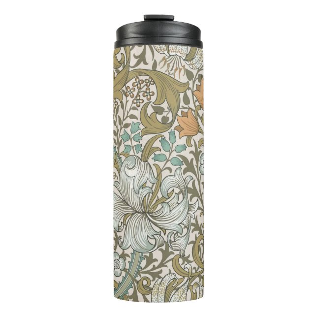 Bouteilles Isothermes William Morris Lys Bleu Doré Classique (Devant)