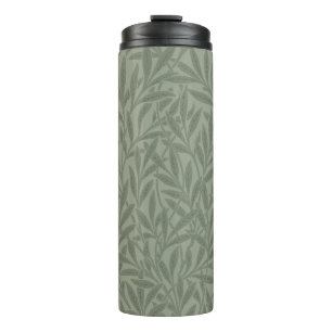 Bouteilles Isothermes William Morris Motif Saule Antique Vert Sauge