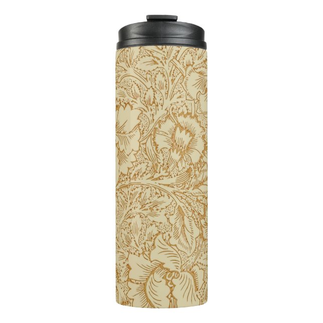 Bouteilles Isothermes William Morris Papier peint floral Poppy (Devant)