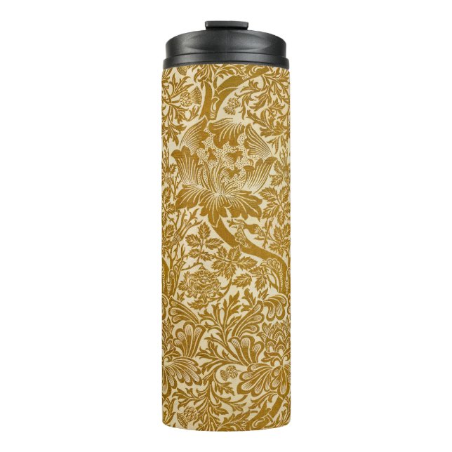 Bouteilles Isothermes William Morris Rose & chardon Floral Golden (Devant)