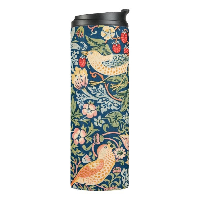 Bouteilles Isothermes William Morris Strawberry Thief Motif floral (Tourné sur la gauche)