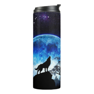 Bouteilles Isothermes Wolves Howling At A Blue Moon