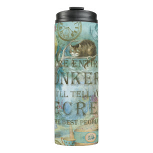 Bouteilles Isothermes Wonderland - Citation de bonkers - Alice In Wonder