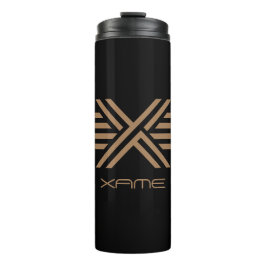 Bouteilles Isothermes X Logo Design, marque X, lettre X, alphabet X