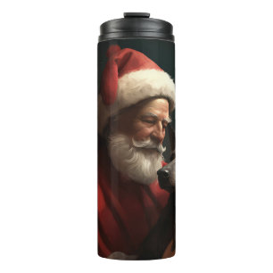 Bouteilles Isothermes Xoloitzcuintli avec le Père Noël Fête de Noël