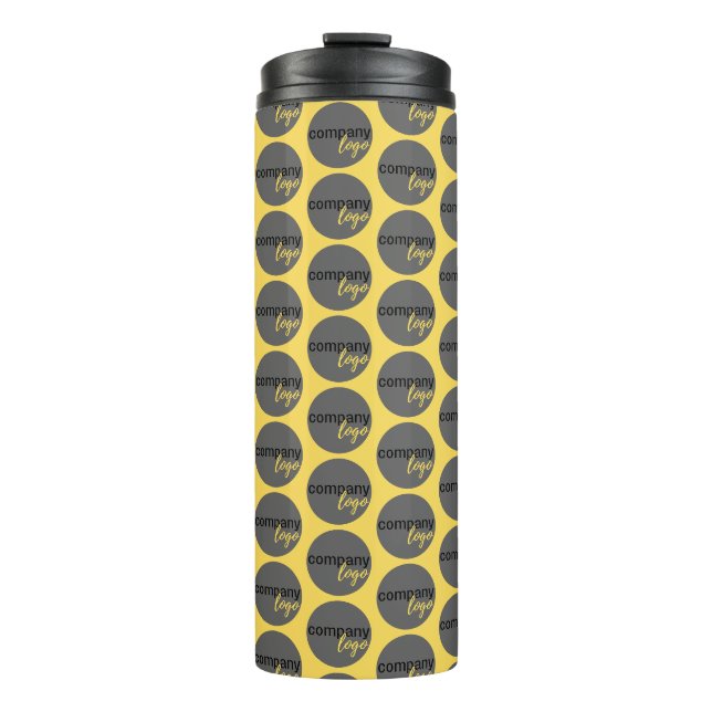 BOUTEILLES ISOTHERMES YELLOW REPEAAT MOTIF BUSINESS COMPANY PROPRE LOGO (Devant)