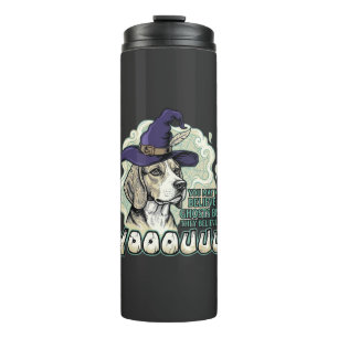 Bouteilles Isothermes Yooouuu Fantômes Chien Beagle Chapeau de Sorcière