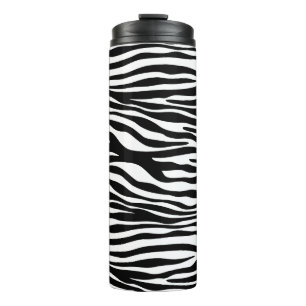 Bouteilles Isothermes Zebra Print, Zebra Stripes, Noir Et Blanc