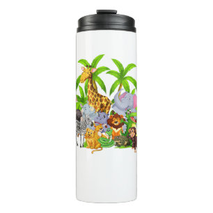 Bouteilles Isothermes Zoo Animaux Safari Faune Fête Anniversaire A Day A