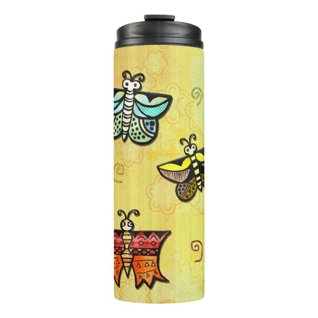 Bouteilles Isothermes Zuni Butterfly Folk Art (Devant)