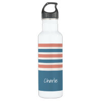 Bouteilles Motif monogramme personnalisé bouteille
