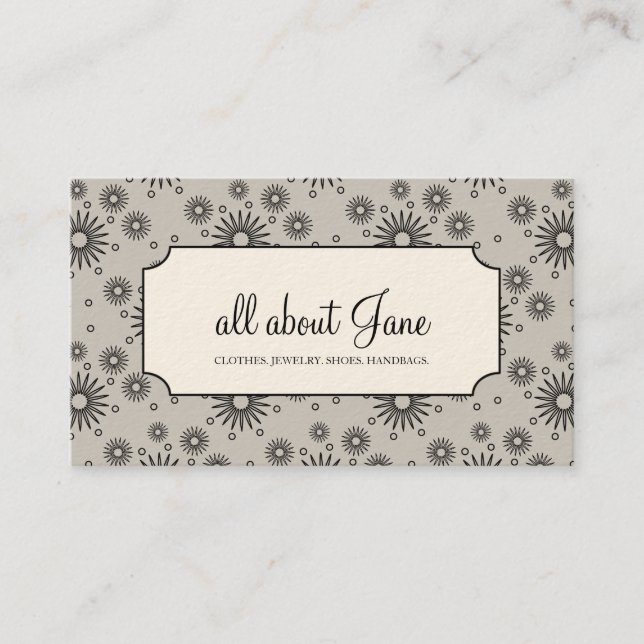 Boutique Business Cards Visitenkarte (Vorderseite)