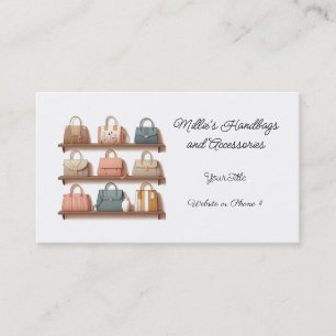 Boutique Carte de visite Accessoires pour sac à ma