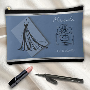 Boutique Cerulean Blau Mode Accessoire-Tasche Zubehörtasche