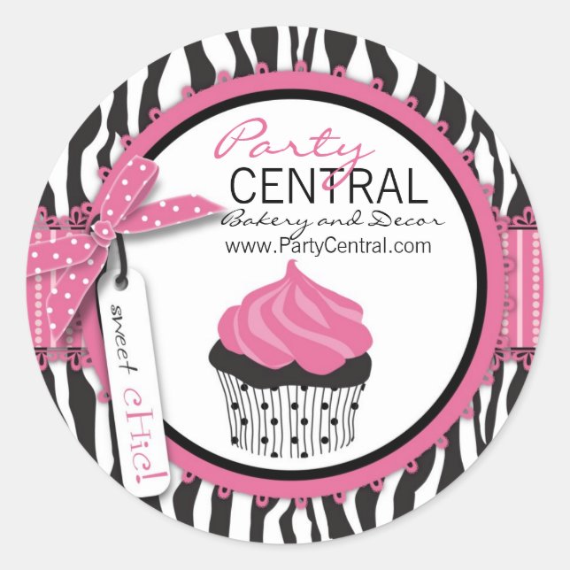 Boutique Chic Business Sticker (Vorderseite)