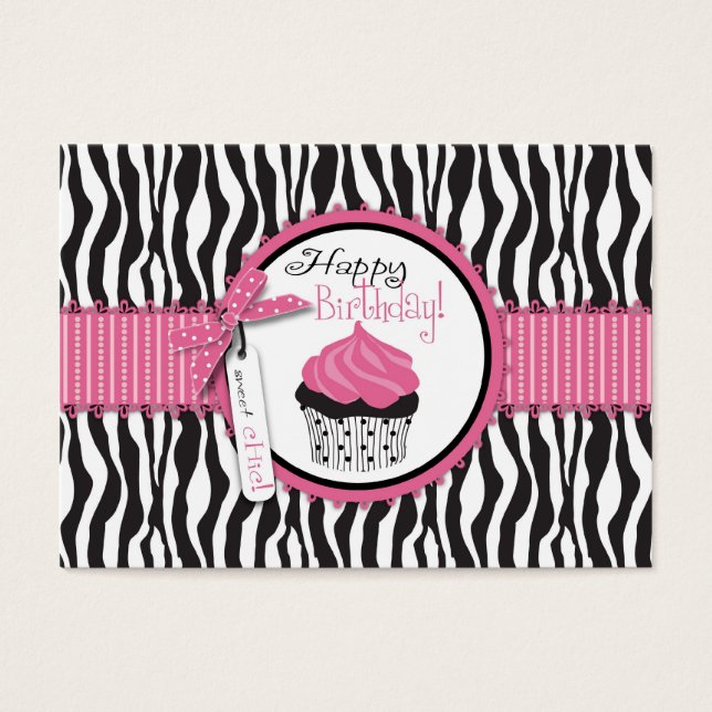 Boutique Chic Cupcakes Geschenkkarte (Vorderseite)
