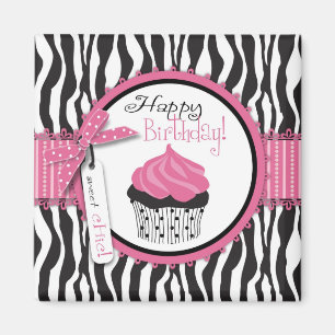 Boutique Chic Cupcakes Magnet B2