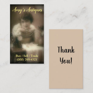 Boutique d'antiquités Cartes de visite