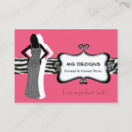 boutique de mode chic PINK Carte de visite