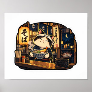 Boutique de Soba Chat — Affiche de Dernière Comman