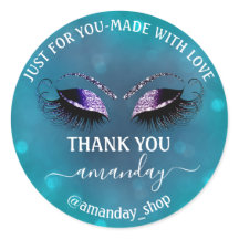 Boutique Eyelash Shop Navy Smoky Blue
