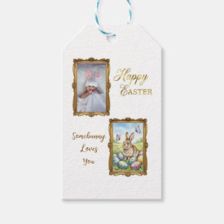 Boutique Gold Frame Photo Keepsake Easter  Geschenkanhänger