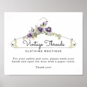 Boutique Handwaschbad Poster