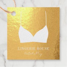 Boutique Lingerie Bekleidung Etikett Preis Hängen Geschenkanhänger