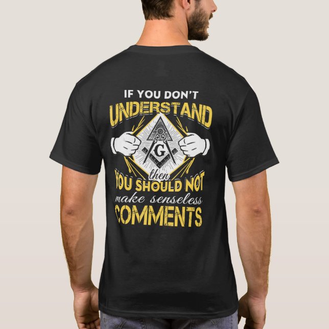 Boutique Masonic Freemason T-Shirt Cadeau (Dos)