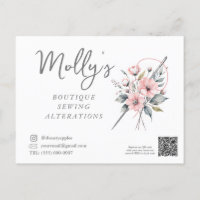 Boutique Nähen und Veränderungen Rosa und Grau