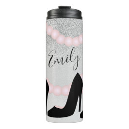 Boutique Ombre Imitats Sparkle Perlen Name Thermosbecher